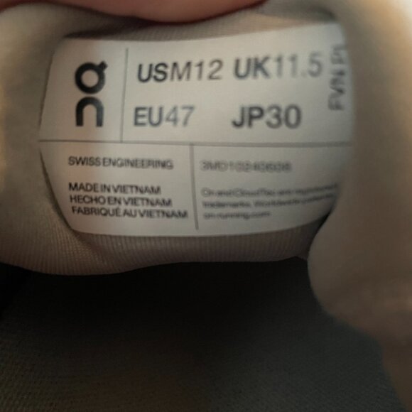 Men's ON Cloudswift 3 AD Size 12 Ice/Glacier Shoes - Picture 2 of 6